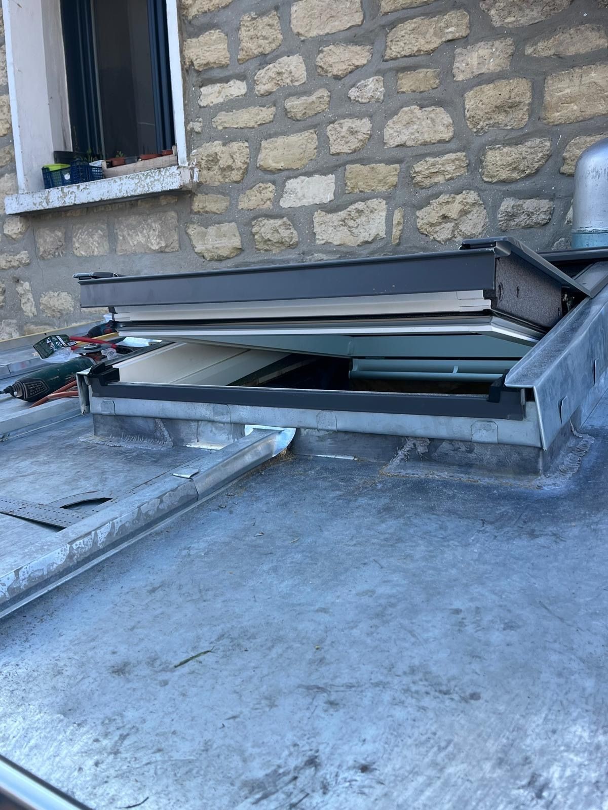 Pose de velux